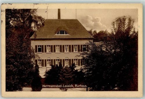 Bad Lausick Herrmannsbad Kurhaus Bahnpost Leipzig