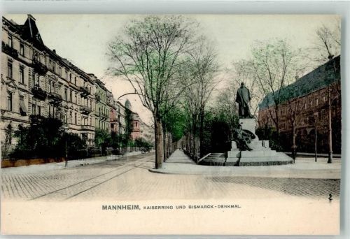 Mannheim Kaiserring Bismarck Denkmal