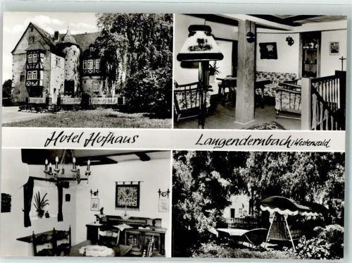 Langendernbach Hotel Hofhaus Inneres Garten