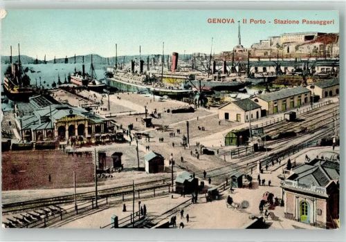 Genova II Porto Stazione Passeggeri Dampfer