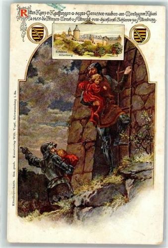 Altenburg Raub der Prinzen Ernst und Albrecht aus dem Kurfürstlichen Schloss im Jahre 1455