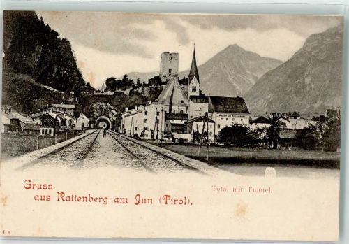 Rattenberg mit Pfarrkirche hl. Virgil und Oberes Schloss Rattenberg