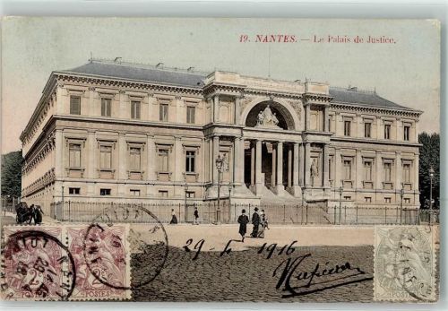 Nantes 1916 Justizpalast