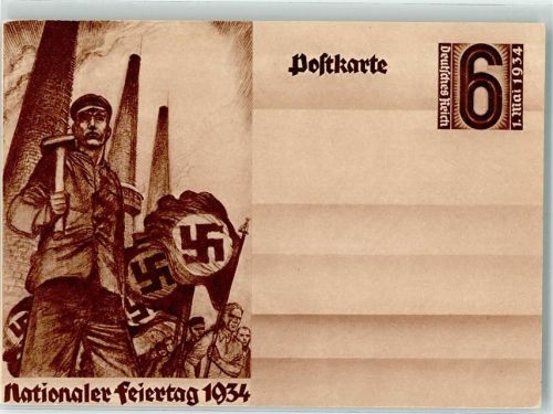 Nationaler Feiertag 1934 Arbeiter
