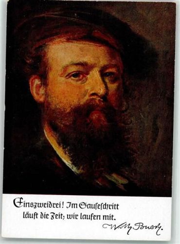 Spruch Deutsche Männer Deutsche Worte Bildkarte Busch Wilhelm KEINE AK