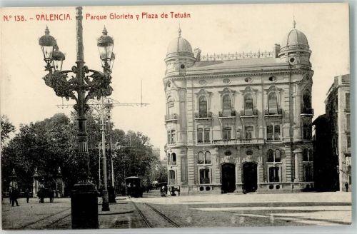 Valencia Plaza de Tetuan Straßenbahn