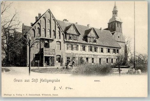 Heiligengrabe 1904 Stift Heiligengrabe Abtei