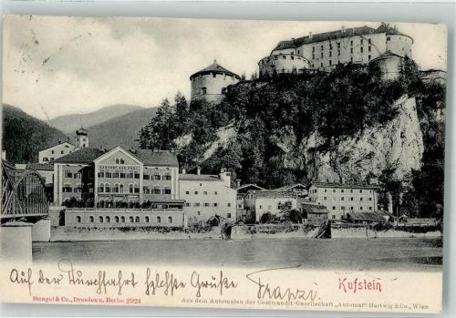 Kufstein 1904 Festung Gasthaus zur Post