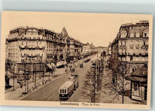 Luxembourg Straßenbahn Place de paris