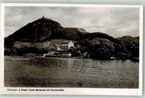 Rhöndorf Hotel Bellevue mit Drachenfels