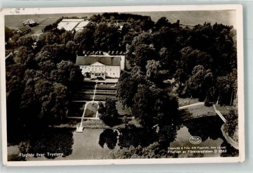 Örebro Fliegeraufnahme Schloss Trystorp Lekeberg