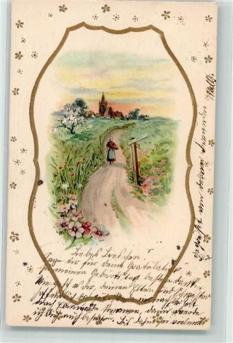 1905 Kirche Blumen