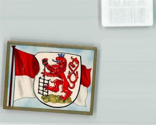 Wuppertal Stadtwappen Kosmos Zigarettenbilder Deutsche Stadwappen Bild Nr. 150