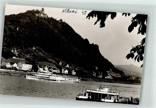 Königswinter Drachenfels Schiff Fähre Boot Ort handschriftlich