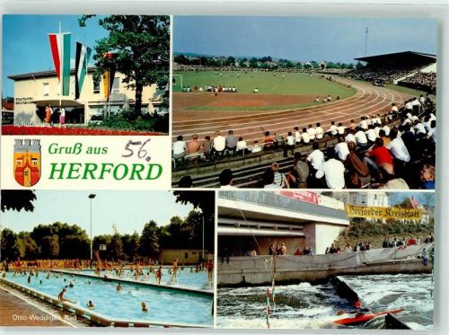 Herford Stadion Otto Weddigen Bad Kanu Slalom Regatta Schützenhof