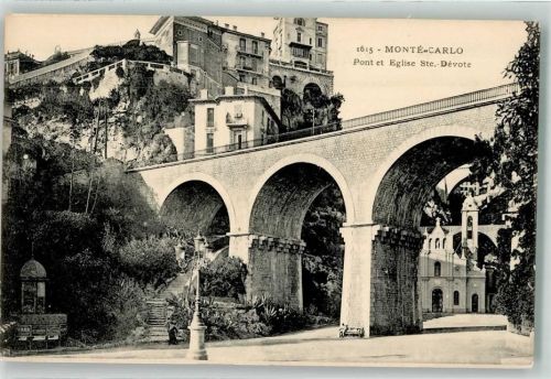 Monte Carlo Kirche Ste.Devote Brücke