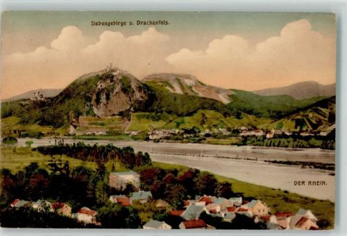 Siebengebirge 1913 Drachenfels