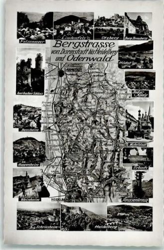 Weinheim Bergstraße von Darmstadt bis Heidelberg Felsenmeer Lindenfels Otzberg Burg Breuberg Auerbacher Schloss Bensheim Heppenheim Schriesheim Heidelberg Höchst Bad König Michelstadt Erbach Reussenkreuz