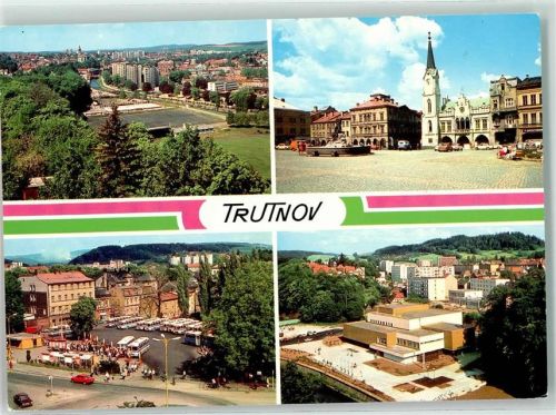 Trutnov Omnibus Rathaus Gottwaldov Platz Hotel Moskau