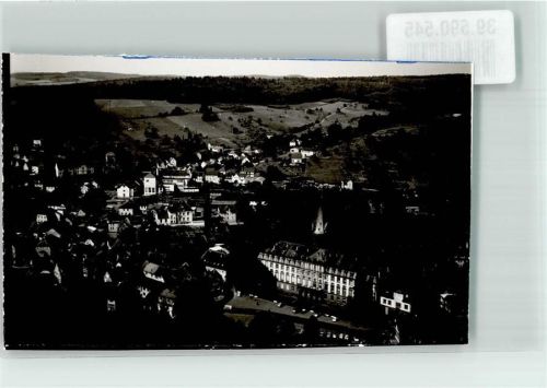 Erbach Foto Original aus Archiv eines Ansichtskartenverlags Vogelschau Ort handschriftlich