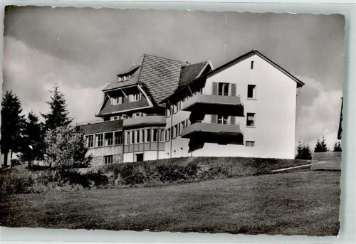 Kniebis Höhenluftkurort Wintersportplatz Schwarzwaldhochstraße Haus Foto AK