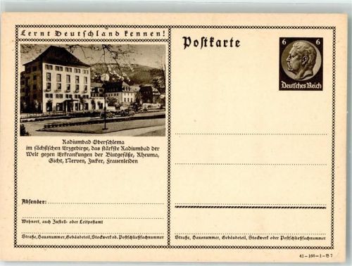 Oberschlema Neues Kurhotel Oldtimer