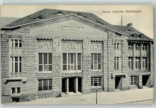 Lübeck 1908 Stadttheater