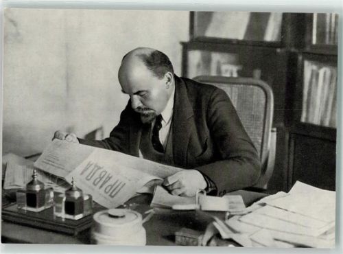 Moskau Waldimir Iljitsch Lenin Arbeitszimmer im Kreml 1918
