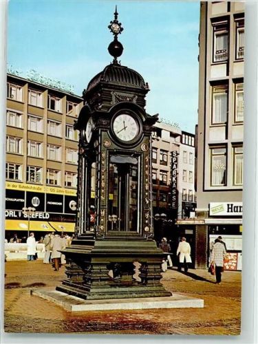 Hannover die neue Alte Kröpcke Uhr