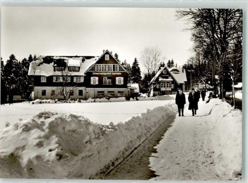 Zwieselberg Winter Schwarzwaldgsathaus Auerhahn