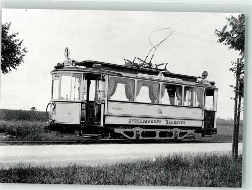 Hannover Repro Straßenbahn Triebwagen 151 Bauj. 1911
