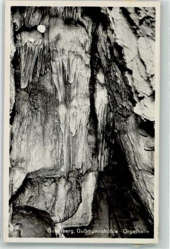 Gutenberg Gußmannhöhle Orgelhalle