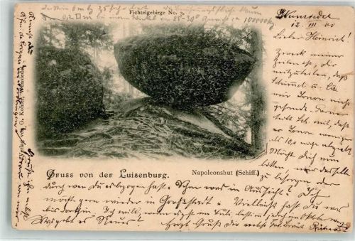 Luisenburg 1900 Napoleonshuit Fichtelgebirge No.3