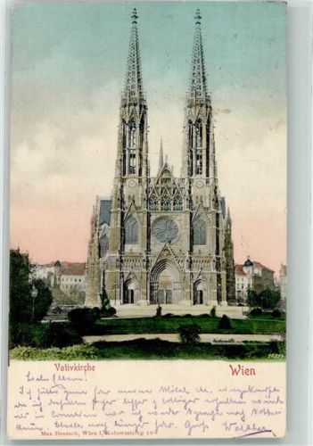 Wien 1904 Votikirche