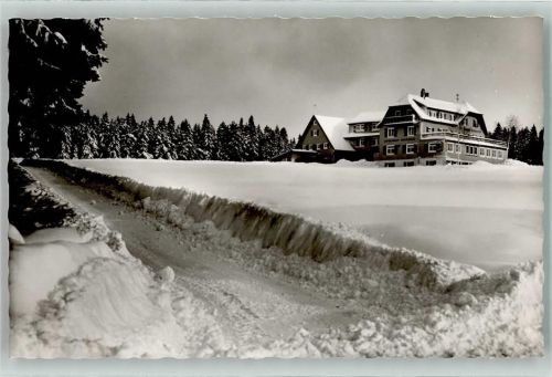 Kniebis Luftkurheim Waldesruhe Höhenluftkurort Wintersportplatz Schwarzwald Winter Schnee Foto AK