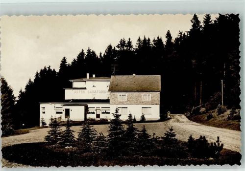 Winterberg Asten Sanatorium Ort handschriftlich Foto Original aus Archiv eines Ansichtskartenverlags