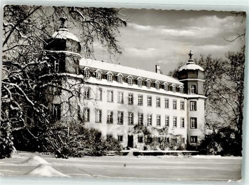 Lich Schloss WInter Schnee Ort handschriftlich