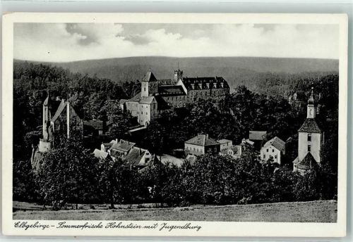 Hohnstein WK II Elbgebirge mit Jugendburg