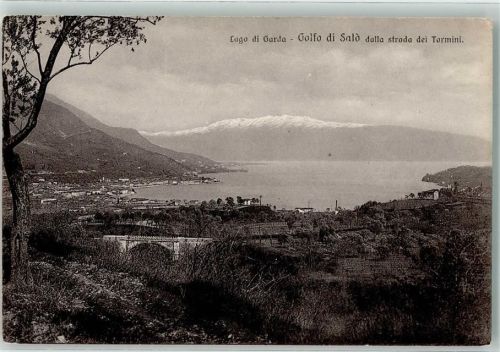 Salo' Lago di Garda Golfo di Salo dalle strada dei Tormini
