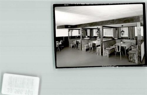 Witzhelden Haus Wiesental Gastraum Ort handschriftlich Foto Original aus Archiv eines Ansichtskartenverlags