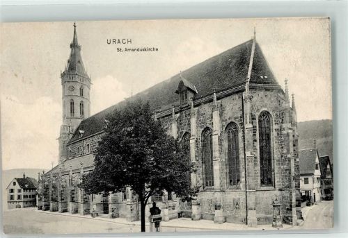 Urach 1910 St. Amandus Kirche