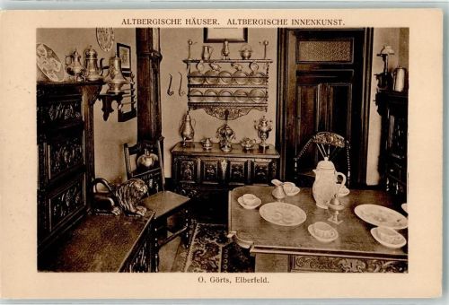 Elberfeld Altbergische Innenkunst Altbergische Häuser Fülle Serie III No.19360