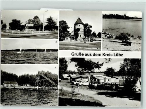 19386 O2860 Lübz - Goldberg Plauer See Neu Poserin OT Wooster Teerofen Dobbertiner See Karow OT Leisten
