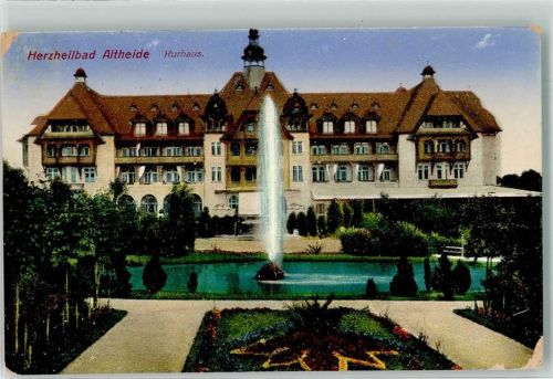 Bad Altheide 1917 Kurhaus Feldpost WK I