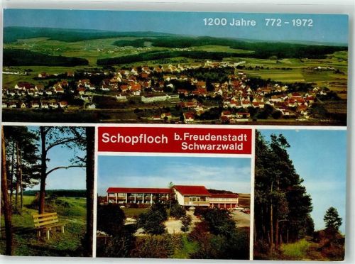 Schopfloch Fliegeraufnahme Hotel am Rödelsberg