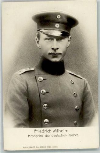 Friedrich Wilhelm Kronprinz des Deutschen Reiches