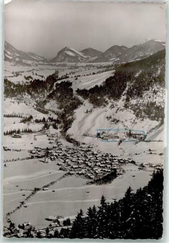 Oberjoch Winter Foto Original aus Archiv eines Ansichtskartenverlags