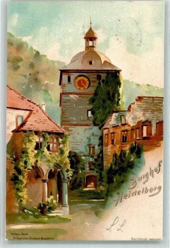 Heidelberg 1899 Burg