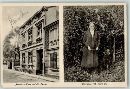 Bad Godesberg Aennchen Heim u. die Linden Aennnchen 65 Jahre Gedicht Jos. Schregel