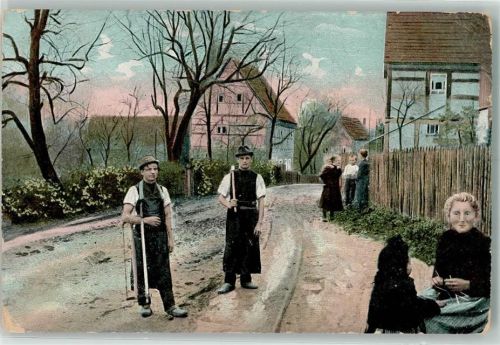 1905 Handwerker Kinder Frau ESD Nr.731